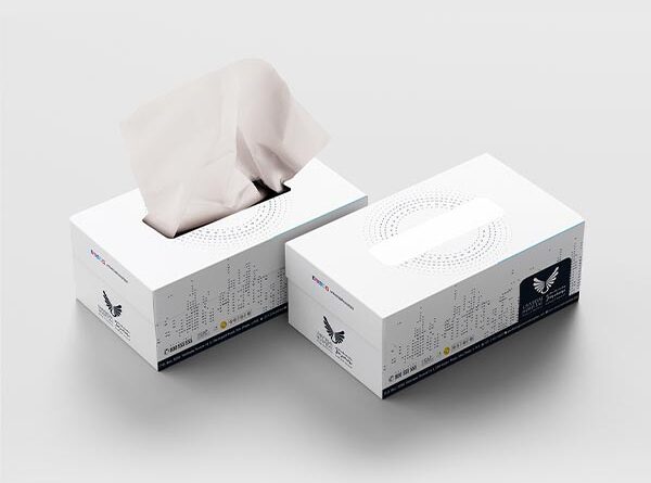 branded tissue boxes