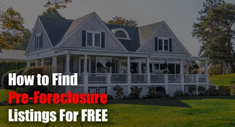 pre foreclosure listings