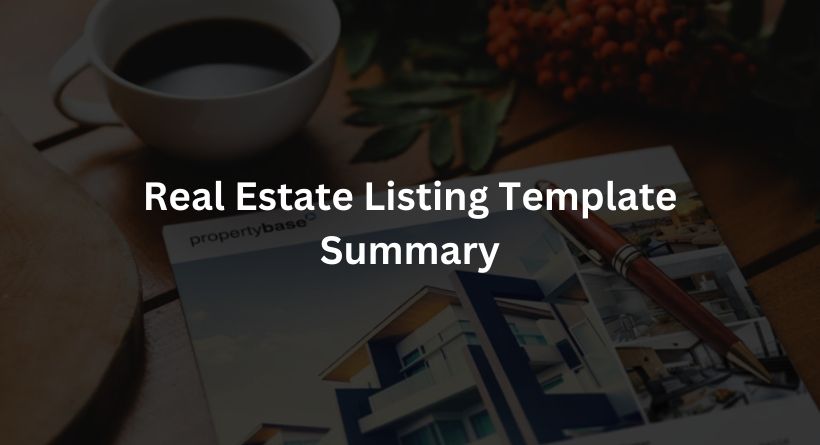real estate listing presentation

