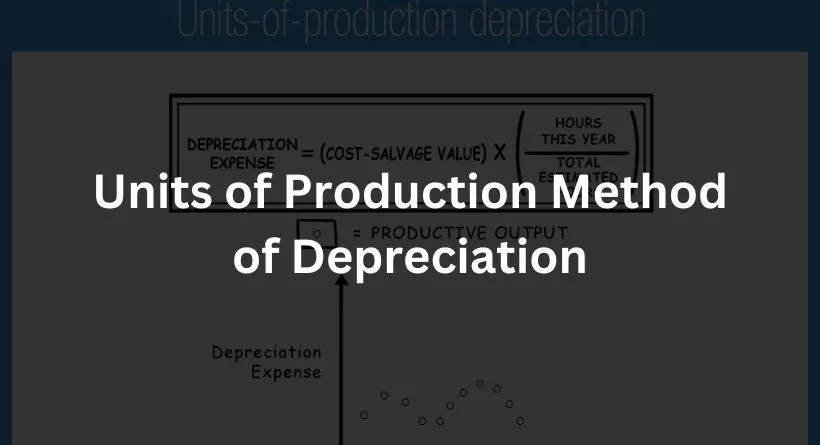 units of production depreciation