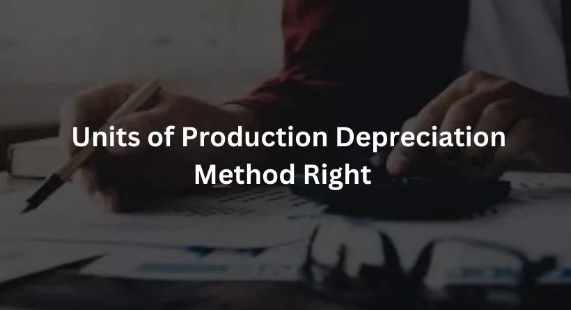 units of production depreciation formula

